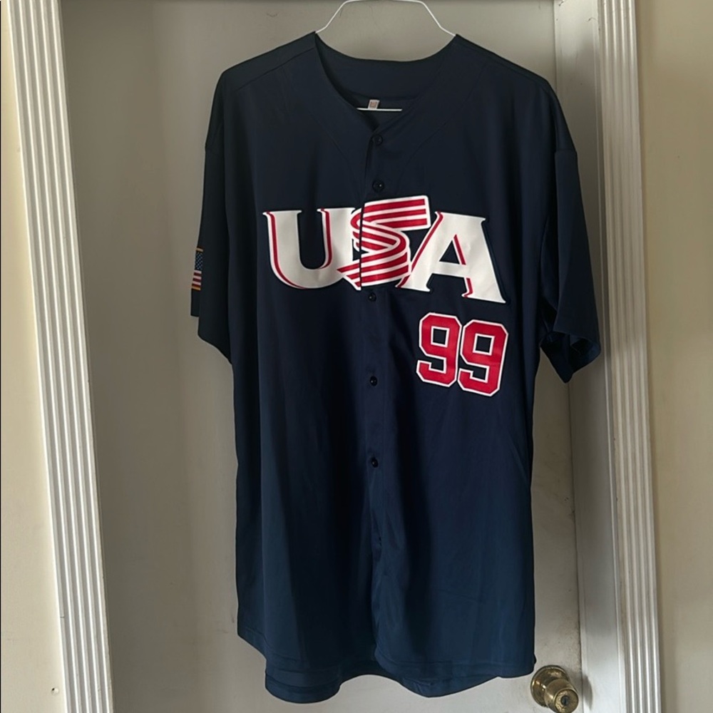 Men’s xxxl blue baseball jersey